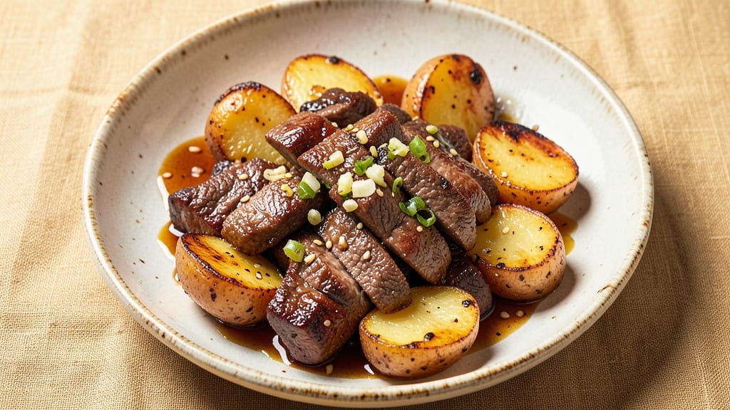 Asian Beef and Potatoes Recipe: Wok-Sear Crispness Meets Sweet Soy Gloss