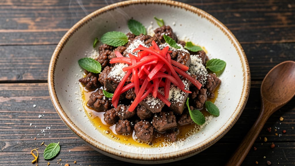 Authentic Beef Larb Recipe: Herbal Minty Crunch With Tender Ground Meat