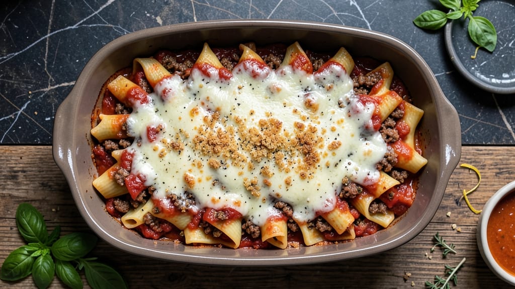 Beef and Sausage Manicotti Recipe: Meaty Layers Baked to Bubbly Cheese Bliss