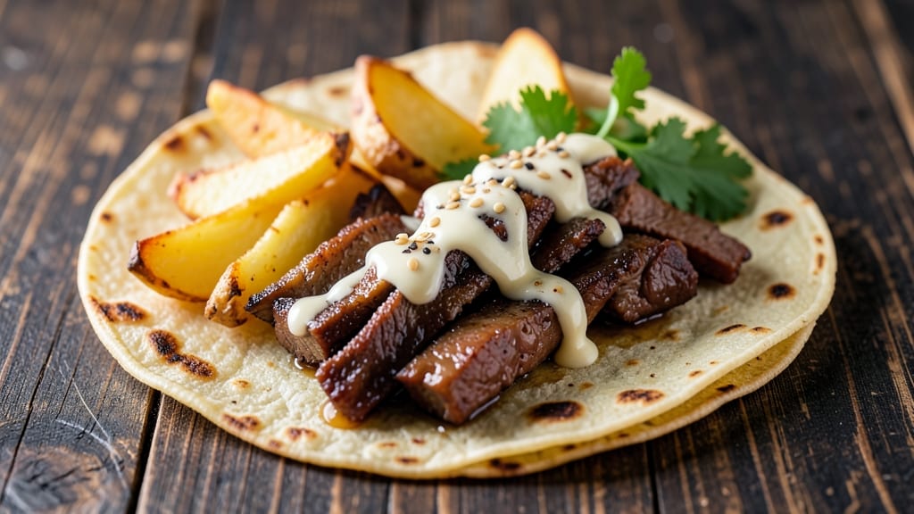 Beef and Potato Tacos Recipe: Crispy Tortillas with Spiced Meat and Creamy Mash Bites