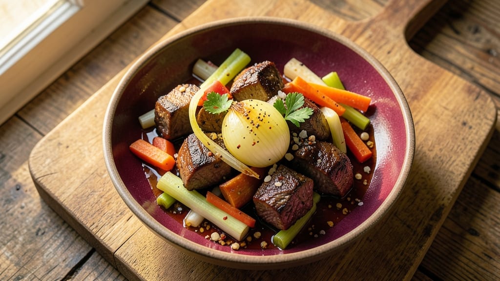 Al's Beef Giardiniera Recipe: Spicy Pickled Beef Bites with Crunchy Vegetables