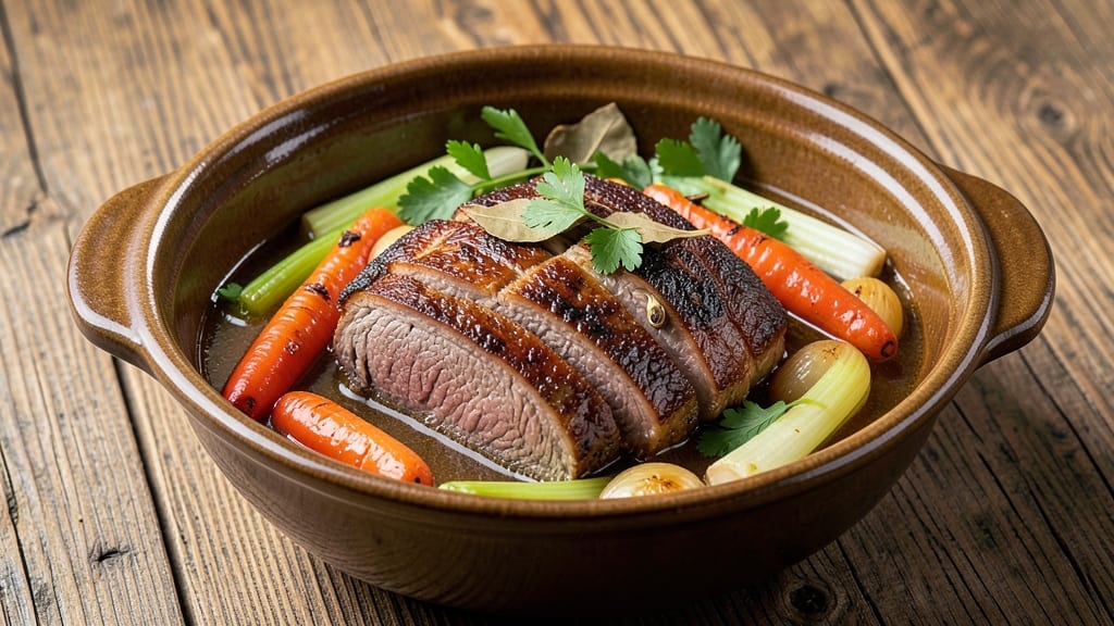 Austrian Boiled Beef Recipe: Silky Braised Richness With Pickled Vegetables