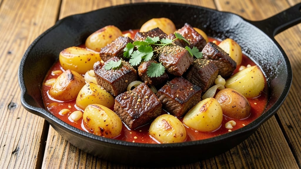 Beef and Potato Picadillo Recipe: Spanish-Inspired One-Pan Stew