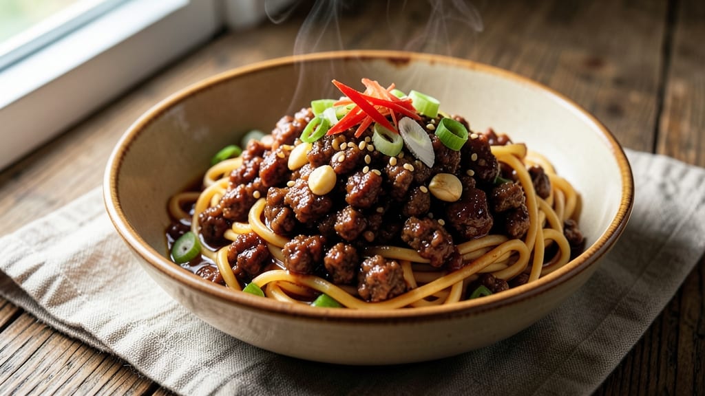 Beef and Noodles Recipe With Ground Beef: Savory Wok-Fired Crunch and Silky Broth