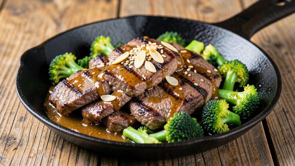 Beef and Broccoli Skillet Recipe: Wok-Hot Soy Ginger Crunch in One Pan