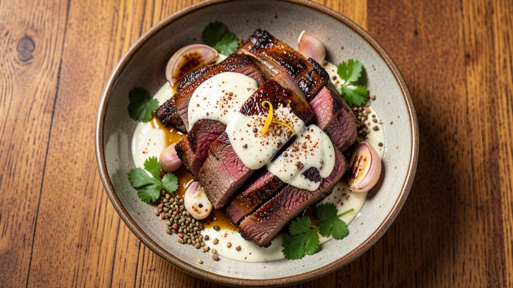 African Roast Beef Recipe: Spiced Yogurt Marinated Crust and Juicy Core