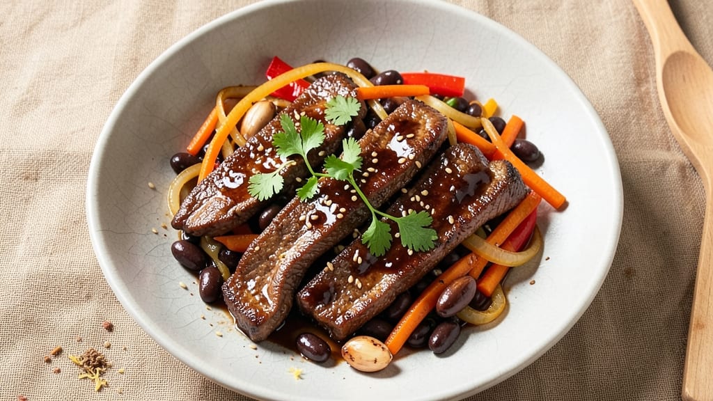 Beef and Black Bean Stir Fry Recipe: Smoky Wok Crunch With Spiced Tomato Depth