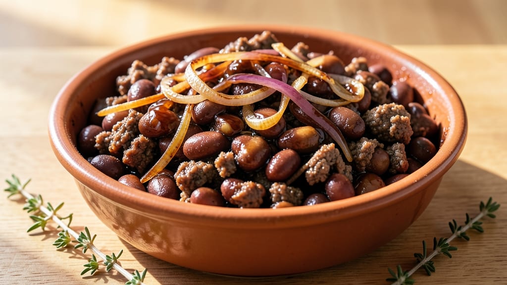 Baked Beans With Minced Beef Recipe: Savory Meat-Infused Slow-Cooked Richness