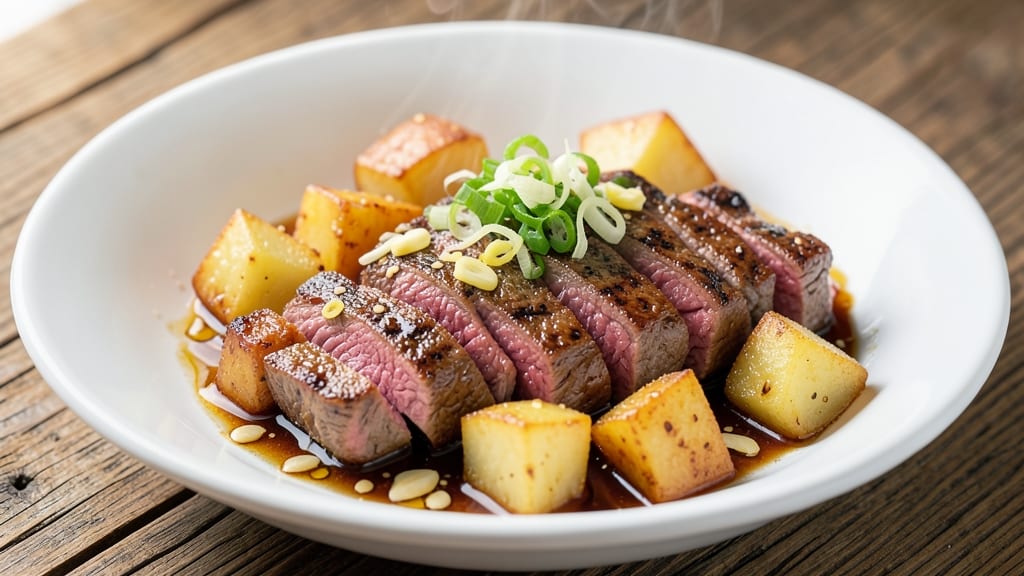 Beef and Potato Stir Fry Recipe: Wok-Fired Crunch With Silky Soy-Ginger Harmony
