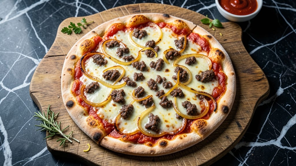 Beef and Onion Pizza Recipe: Caramelized Layers of Savory Crispness