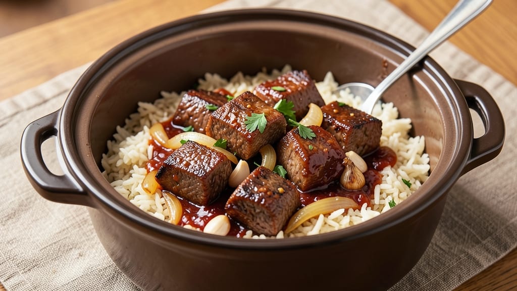 Beef and Rice Pressure Cooker Recipe: Ultra-Tender Meat and Fluffy Grains in 30 Minutes