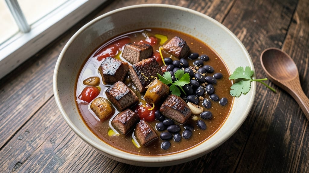 Beef and Black Bean Soup Recipe: Smoky Spice-Packed One-Pot Heartiness
