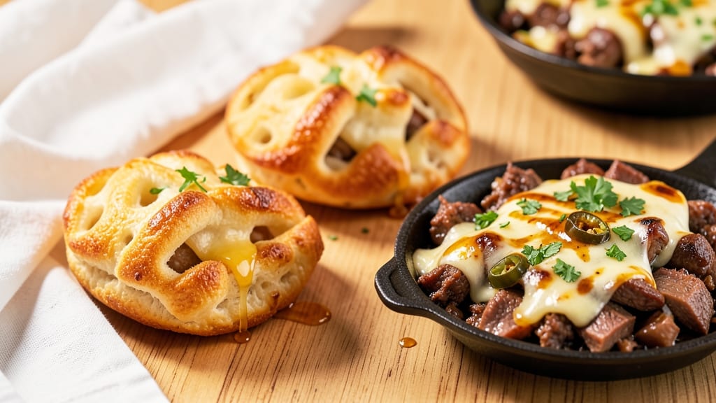Beef and Cheese Sopapilla Recipe: Crispy Tortilla Bites with Melted Cheese Rivers
