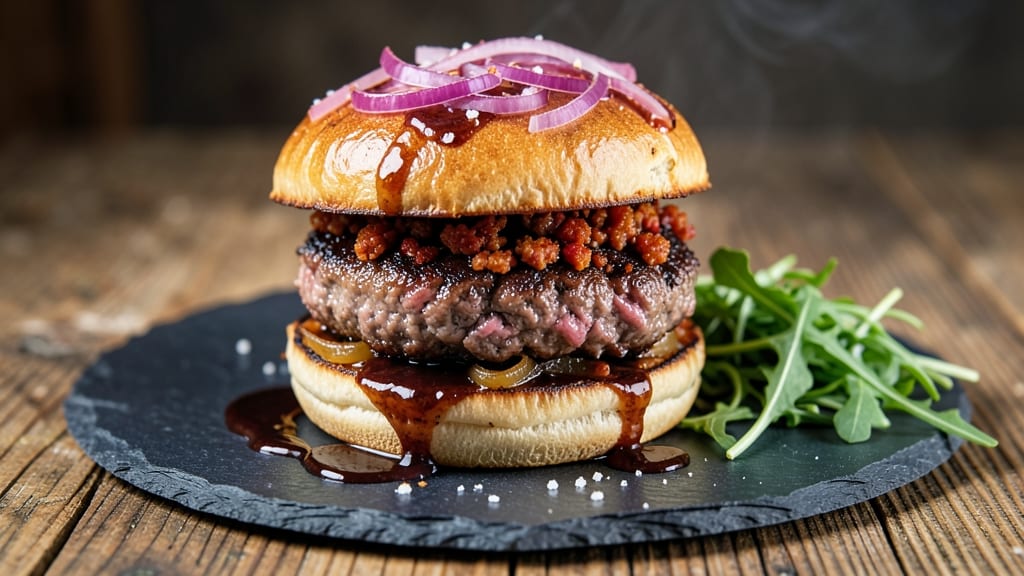 Beef and Chorizo Burgers Recipe: Spicy-Smoky Fusion With Crispy Edges