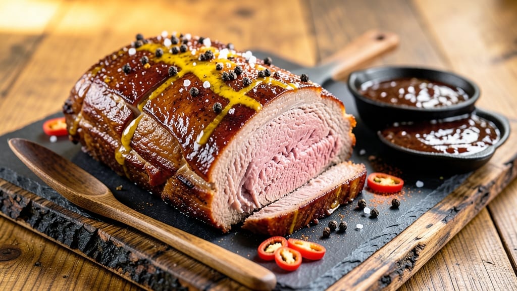 BBQ Pitmasters' Beef Brisket Recipe: Smoke-Infused Crust and Buttery Threads